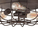 Millennium 5323 Neo-Industrial 3-lt Flushmount