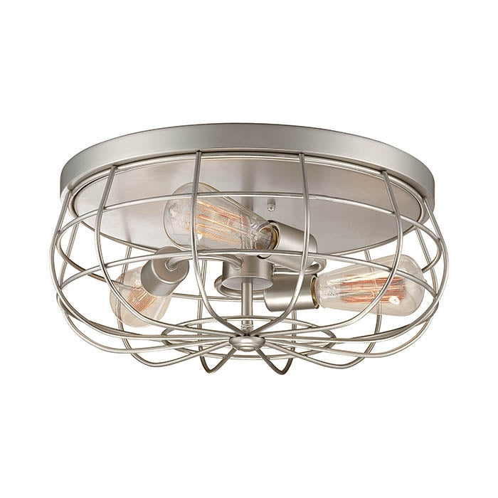 Millennium 5323 Neo-Industrial 3-lt Flushmount