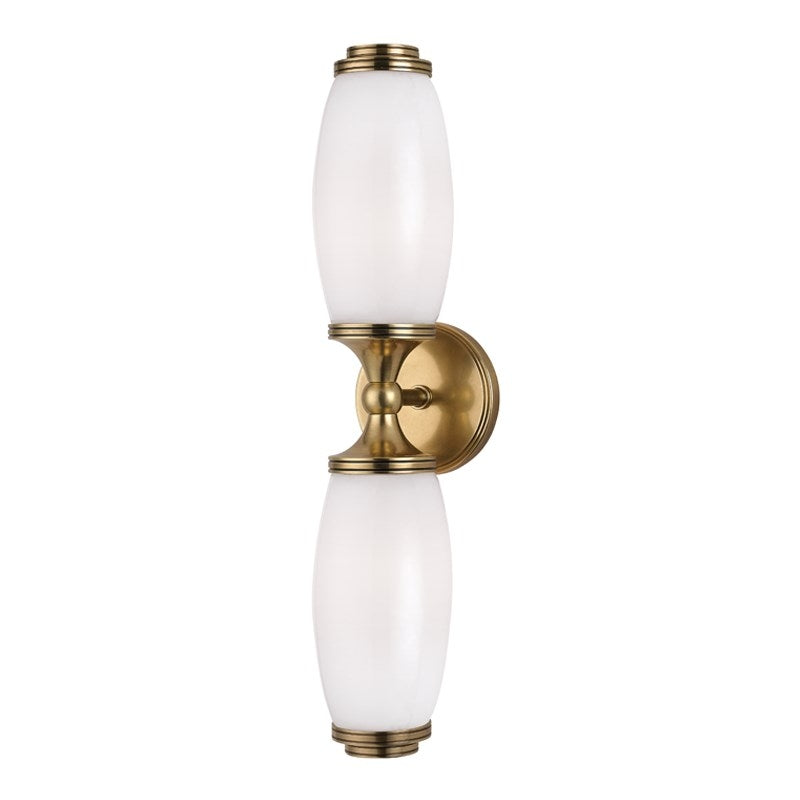 Hudson Valley 1682 Brooke 2-lt Wall Sconce