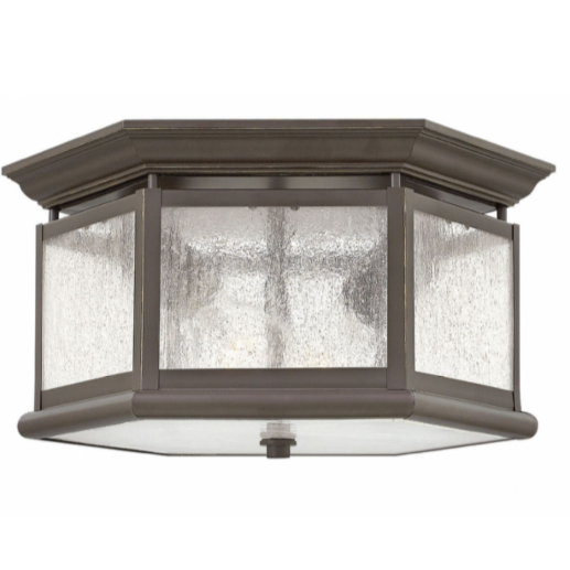 Hinkley 1683 Edgewater 2-lt 13" LED Outdoor Flush Mount