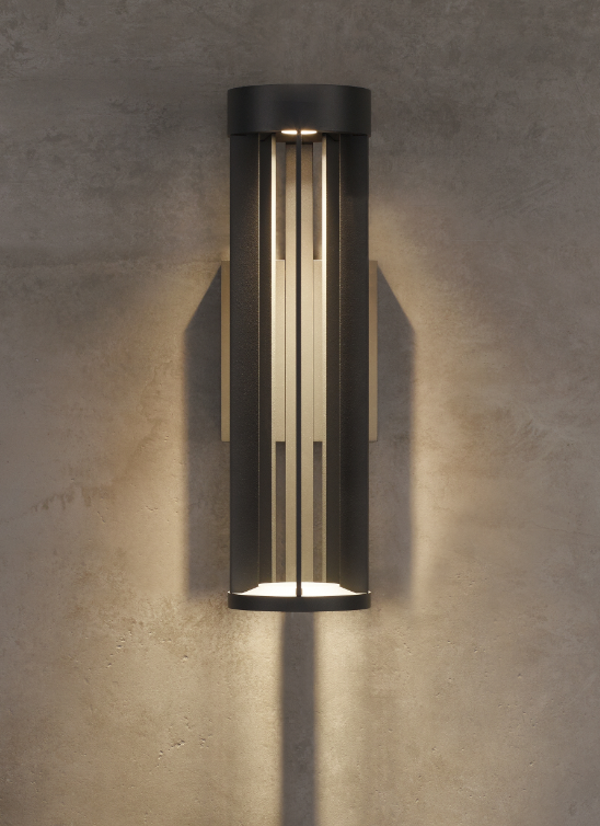 Tech 700OWTUR Turbo 18" Tall LED Outdoor Wall