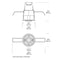 Tech ENN2R Entra Niche 2" LED Round Adjustable Downlight 12V Housing/Trim