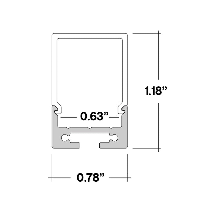 Core ALP85 49" LED Surface / Suspended Mount Profile