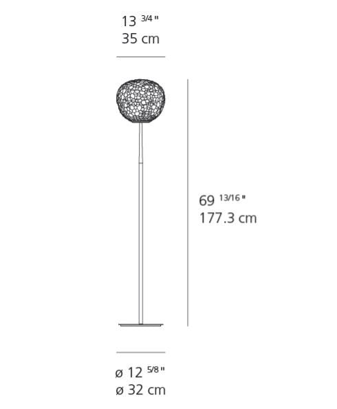 Artemide Meteorite 35 Floor Lamp