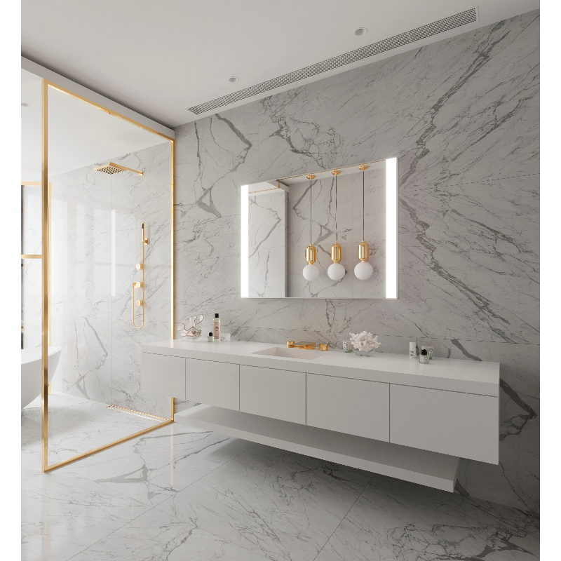 Paris Mirror Galaxy II 48 x 36 Rectangle LED Illuminated Mirror, RGBW