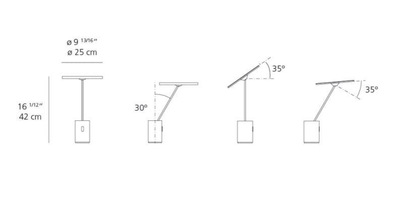 Artemide Sisifo LED Table Lamp