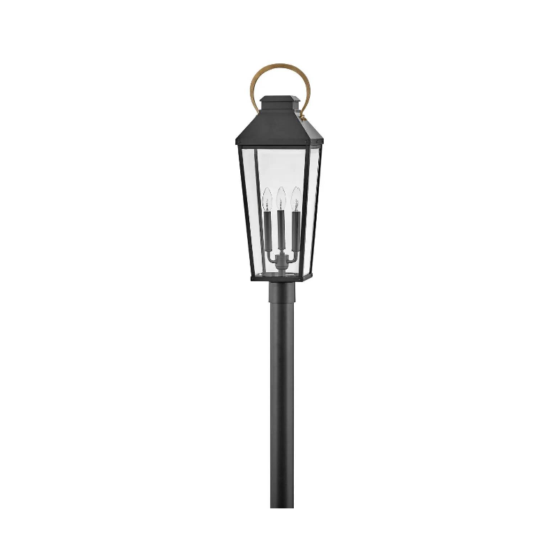 Hinkley 17501 Dawson 3-lt 30" Tall LED Outdoor Post / Pier Mount Lantern