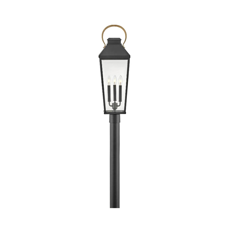 Hinkley 17501 Dawson 3-lt 30" Tall LED Outdoor Post / Pier Mount Lantern