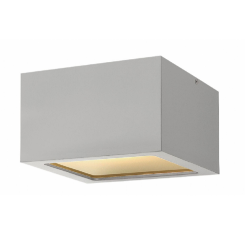Hinkley 1765 Kube 1-lt 6" LED Outdoor Flush Mount