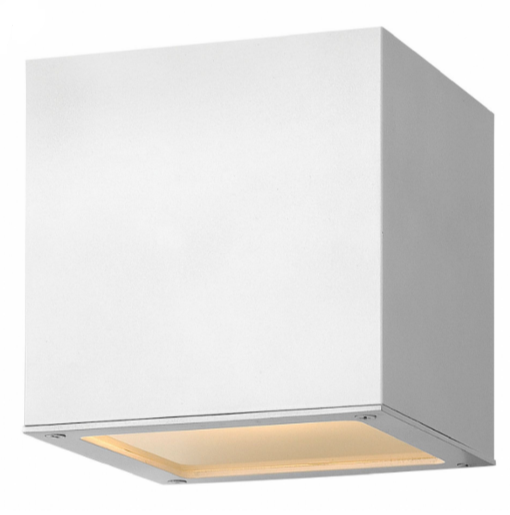 Hinkley 1769 Kube 2-lt 6" LED Outdoor Wall Light