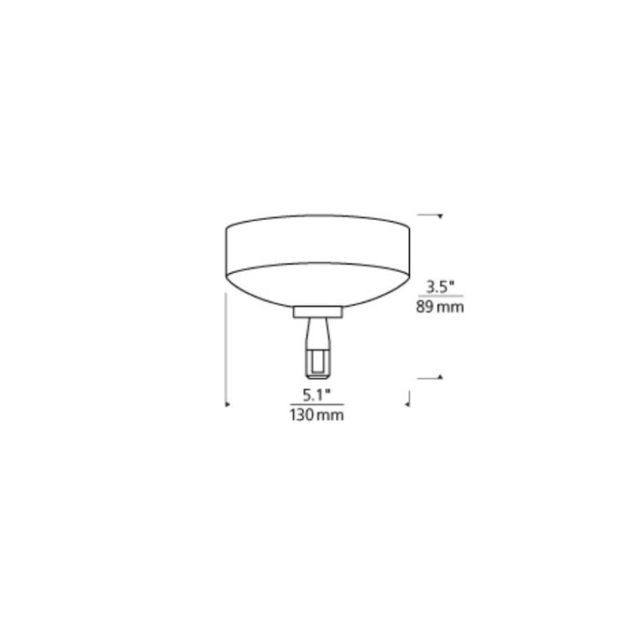 Tech 700MOSRT75D Monorail Surface Transformer, 75 Watts, 12V Magnetic, Single Feed