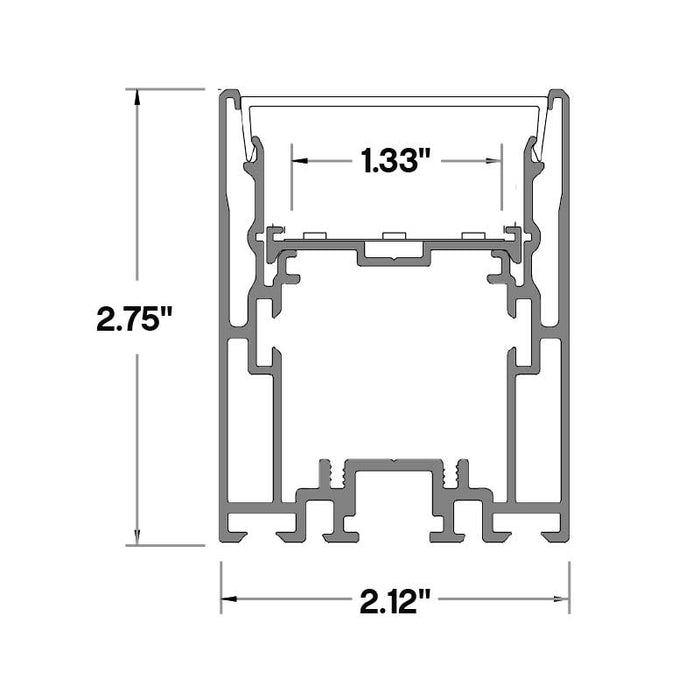 Core ALP230N 98" LED Surface/Suspended/Recessed Mount Profile