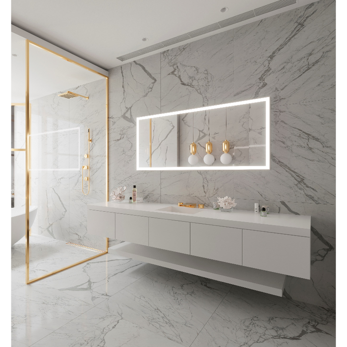 Paris Mirror Galaxy 65 x 28 Rectangle LED Illuminated Mirror, RGBW