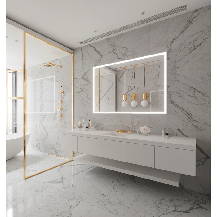 Paris Mirror Galaxy 60 x 40 Rectangle LED Illuminated Mirror, CCT Selectable
