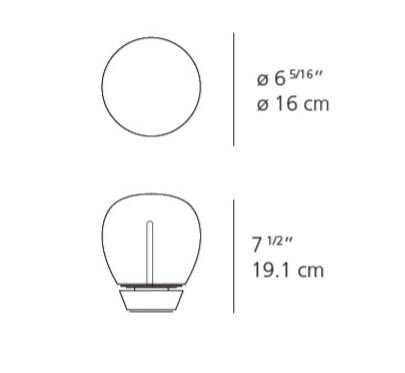 Artemide Empatia 16 LED Table Lamp