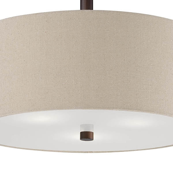 Millennium 3123 Jackson 3-lt Semi Flushmount