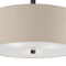 Millennium 3123 Jackson 3-lt Semi Flushmount