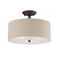 Millennium 3123 Jackson 3-lt Semi Flushmount