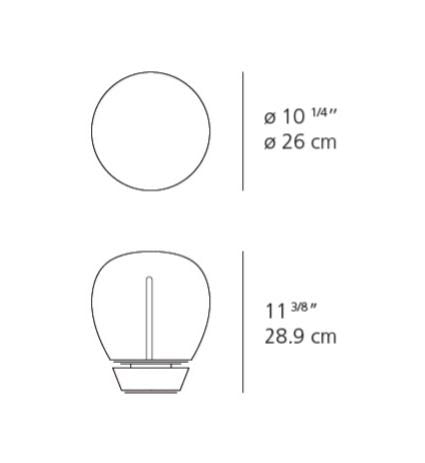 Artemide Empatia 26 LED Table Lamp