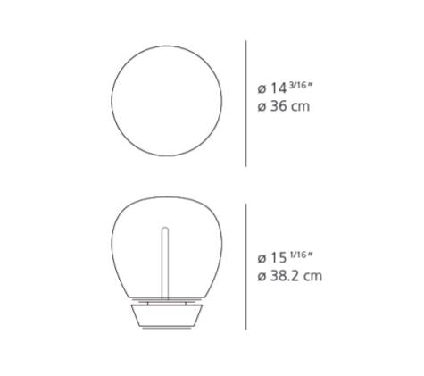 Artemide Empatia 36 LED Table Lamp