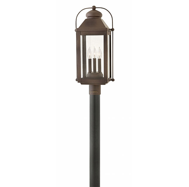 Hinkley 1851-LL Anchorage 3-lt 24" Tall LED Outdoor Post Light