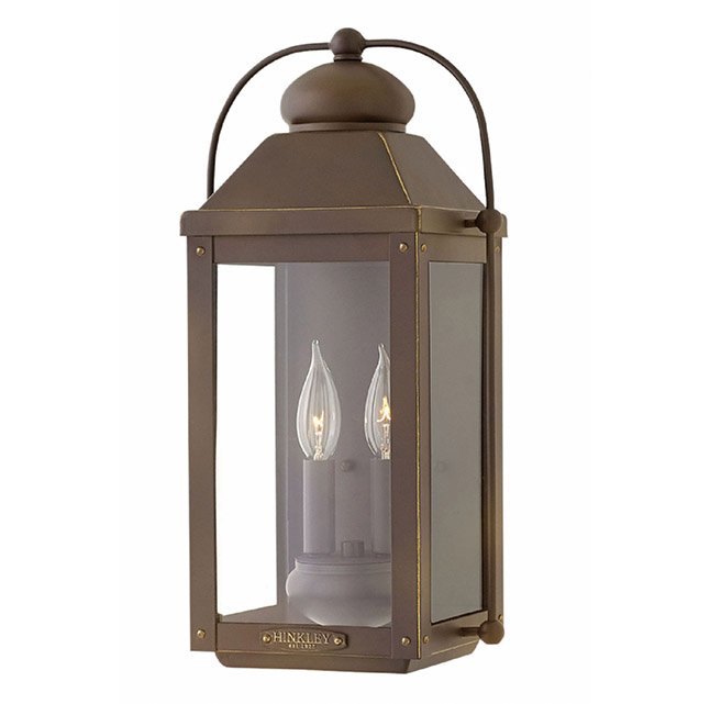 Hinkley 1854 Anchorage 2-lt 18" Tall LED Outdoor Wall Light