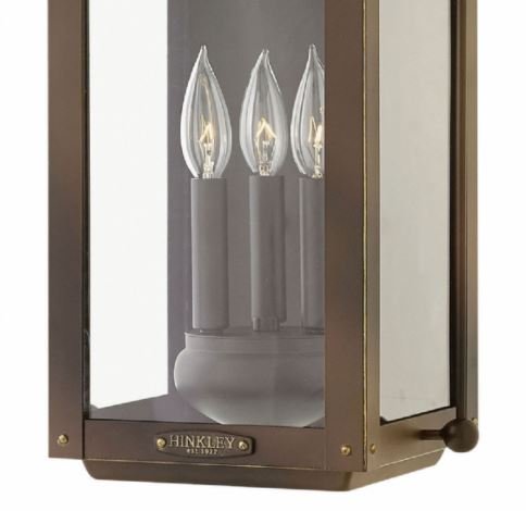 Hinkley 1855-LL Anchorage 3-lt 21" Tall LED Outdoor Wall Light