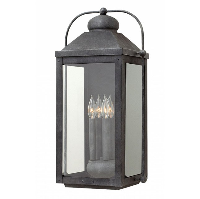 Hinkley 1858 Anchorage 4-lt 25" Tall LED Outdoor Wall Light