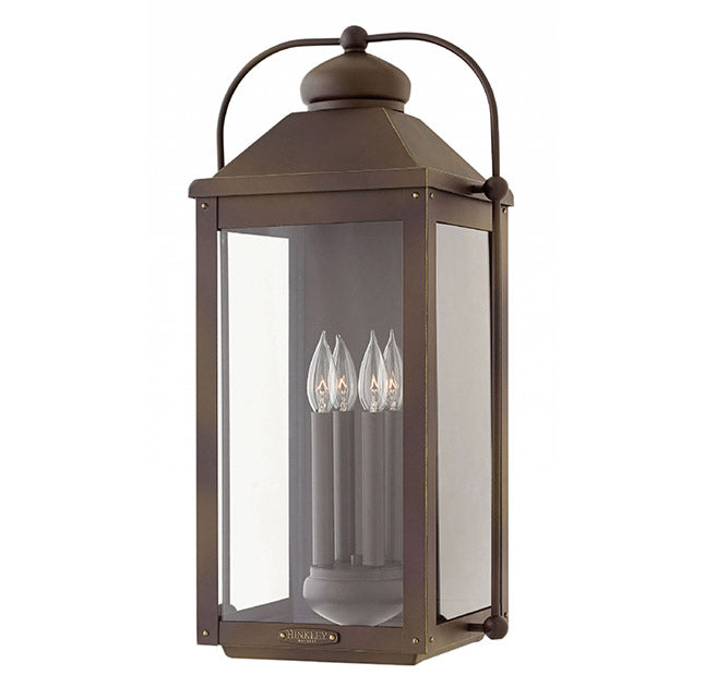 Hinkley 1858 Anchorage 4-lt 25" Tall LED Outdoor Wall Light