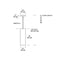 Tech 700TDEXOP1836 Exo 18 1-lt 5" LED Pendant, 36" Length, 3000K