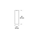 Tech 700FMEXO18 Exo 18" Tall LED Ceiling Light, 3000K