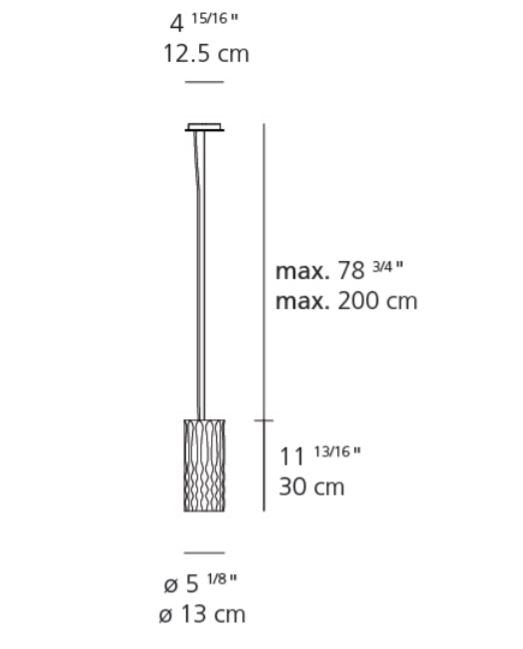 Artemide Fiamma 30 LED Suspension