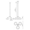 Alora Mood CH522328 Rubio 3-lt 28" Chandelier
