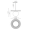Alora Mood PD501214 Plume 1-lt 14" Pendant