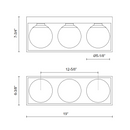 Alora Mood VL519319 Amelia 3-lt 19" Vanity Light