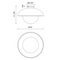 Alora Mood FM522016 Rubio 1-lt 16" Flush Mount