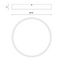 Alora Mood FM554015 Adelaide 1-lt 15" LED Flush Mount
