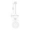 Alora Mood PD523013 Emiko 1-lt 13" Pendant