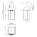 Alora Mood EW552009 Larchmont 1-lt 15" Tall Outdoor Wall Sconce