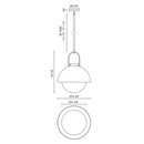 Alora Mood PD507216 Harper 1-lt 16" Pendant