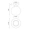 Alora Mood FM506108 Castilla 1-lt 8" Flush Mount