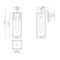 Alora Mood EW652707 Brentwood 1-lt 18" Tall Outdoor Wall Sconce