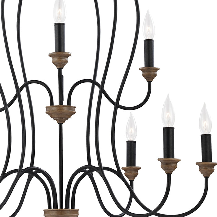 Sea Gull F2999EN Hartsville 9-lt 31" LED Chandelier