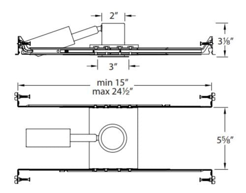 WAC HR-LED212E 1" LEDme Recessed Adjustable Downlight