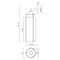 Alora Mood WV536005 Belmont 1-lt 19" Tall Wall Sconce