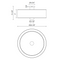 Alora Mood FM547924 Theo 3-lt 24" Flush Mount