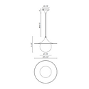 Alora Mood PD525216 Fuji 1-lt 16" Pendant