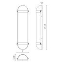 Alora Mood VL539221 Cyrus 2-lt 22" Tall Vanity Light