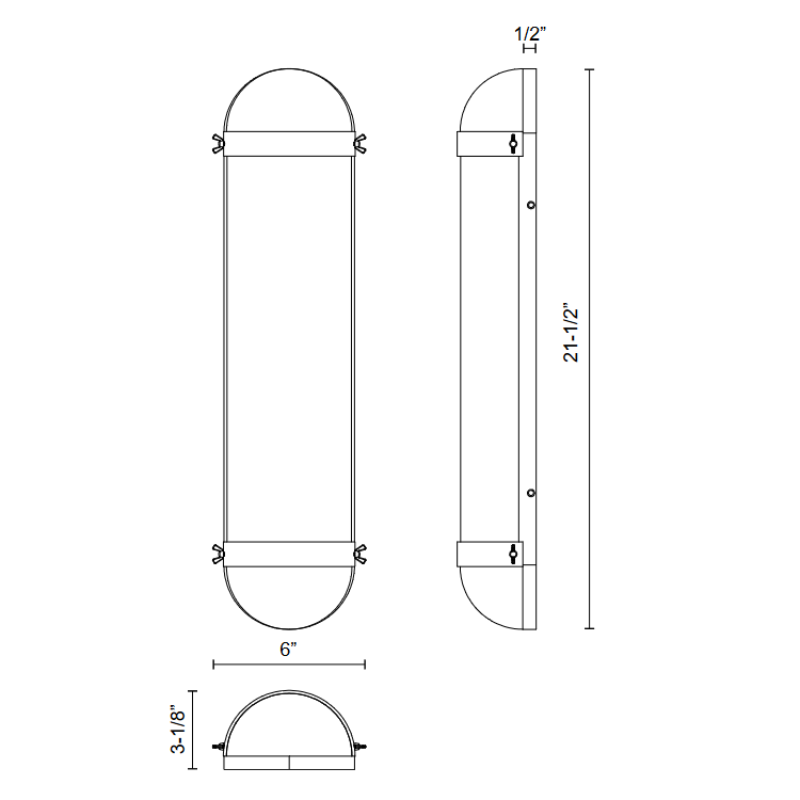 Alora Mood VL539221 Cyrus 2-lt 22" Tall Vanity Light