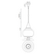Alora Mood PD524214 Hazel 1-lt 14" Pendant